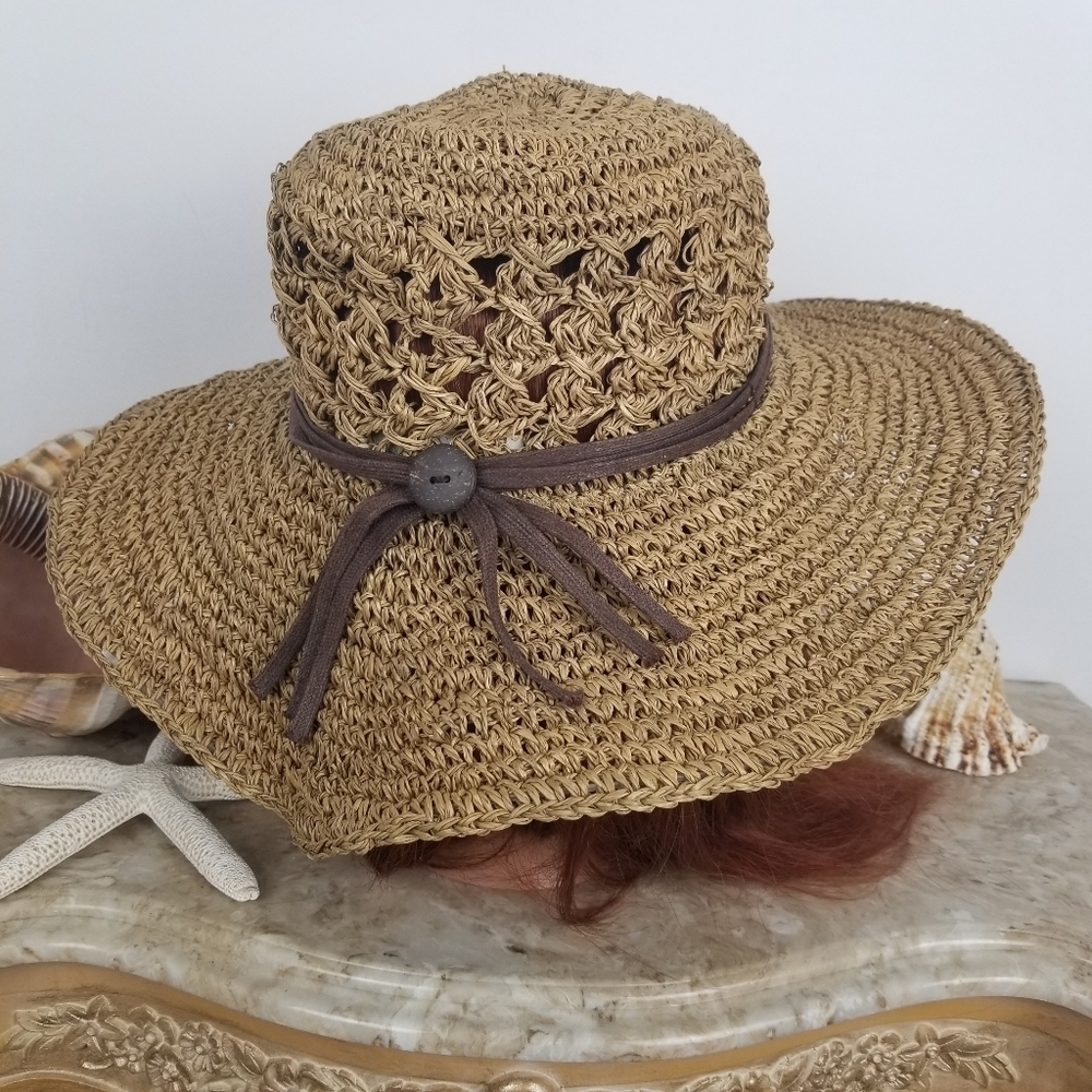 Cappelli Packable Floppy Straw Summer Hat - image 3